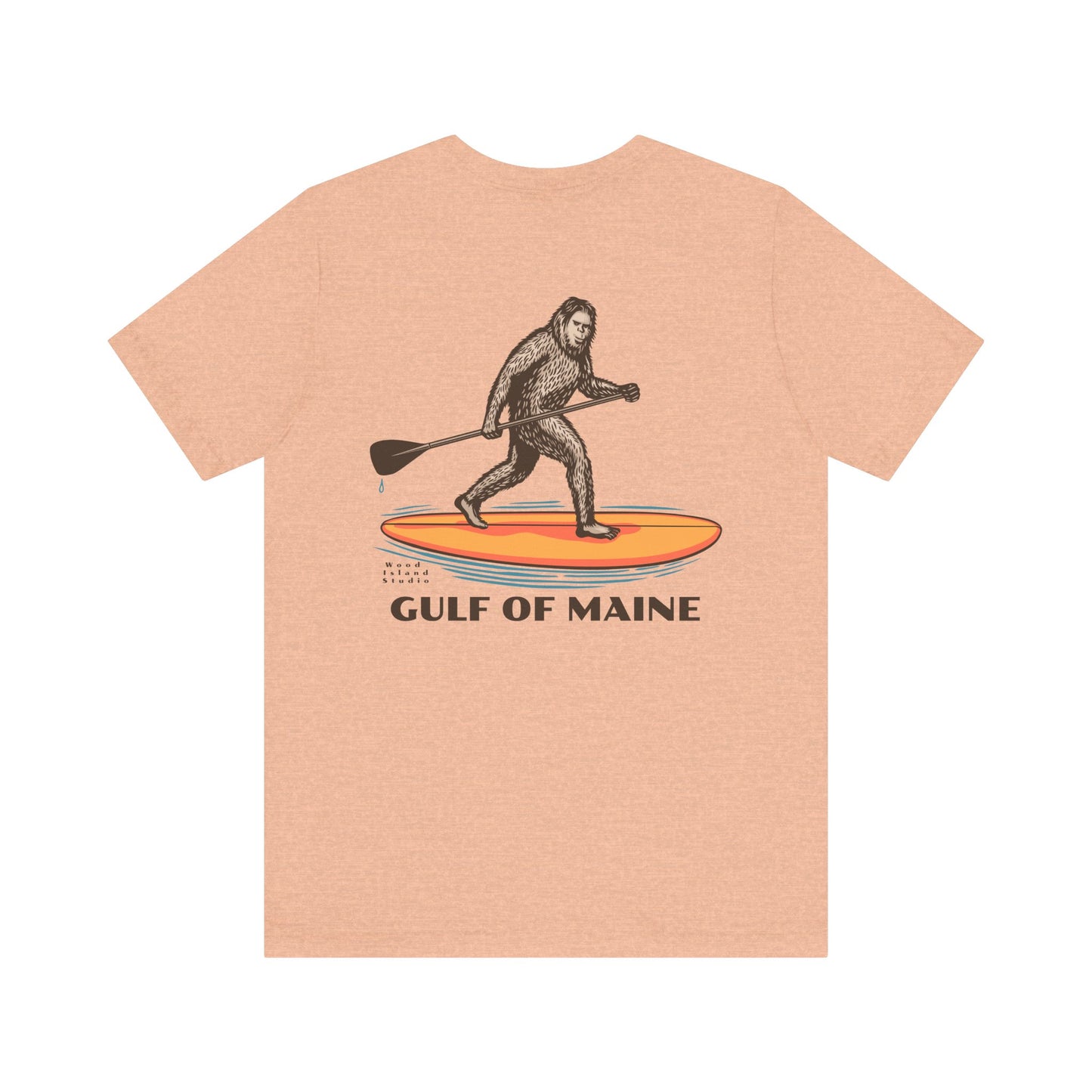 Gulf of Maine Sasquatch Yeti Bigfoot Adventure Tee - Unisex Jersey Short Sleeve T-Shirt