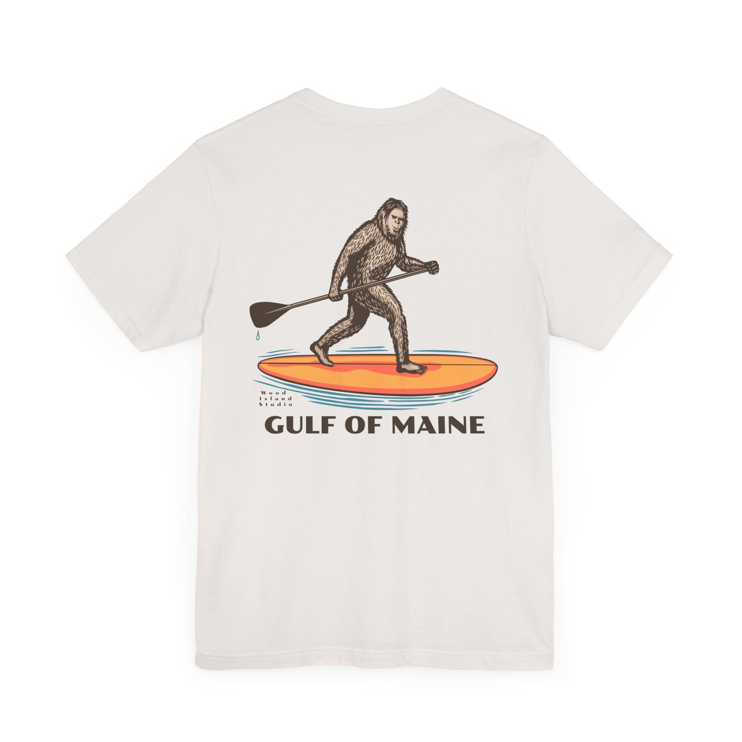 Gulf of Maine Sasquatch Yeti Bigfoot Adventure Tee - Unisex Jersey Short Sleeve T-Shirt