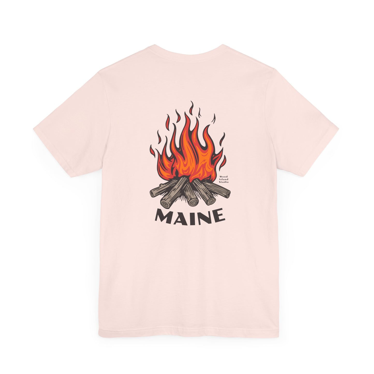 Maine Campfire Graphic Unisex Tee