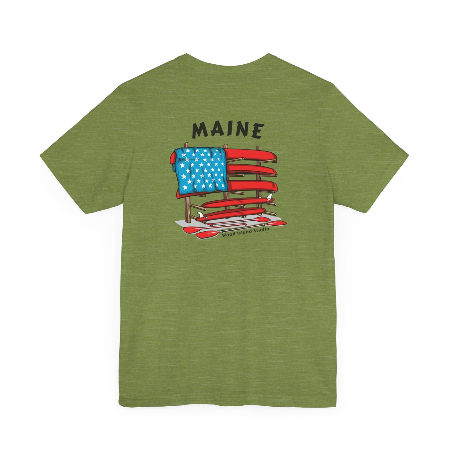 Maine Graphic Unisex Tee - Celebrate Patriotism with Style