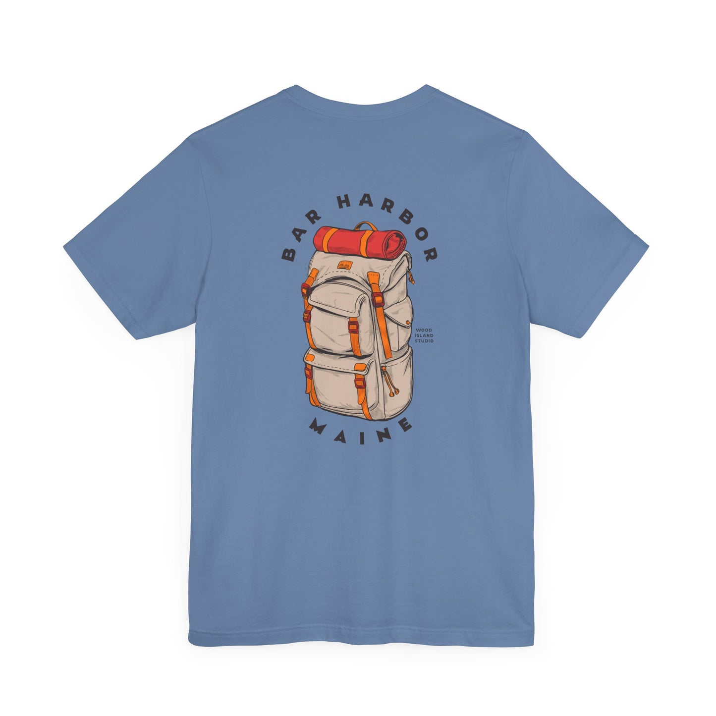 Bar Harbor Maine Backpacking Graphic Tee