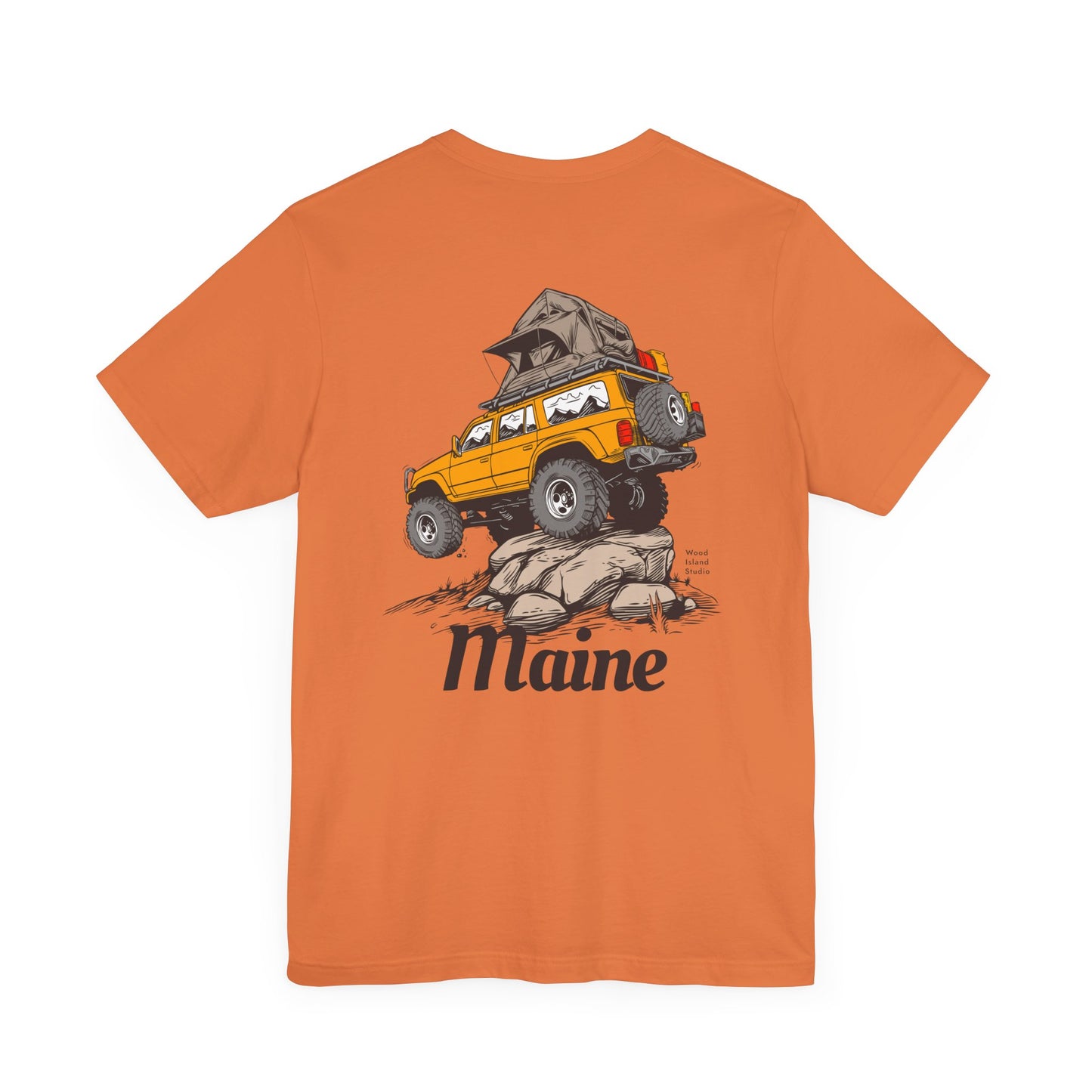 Offroad Maine Camping Graphic Unisex Tee