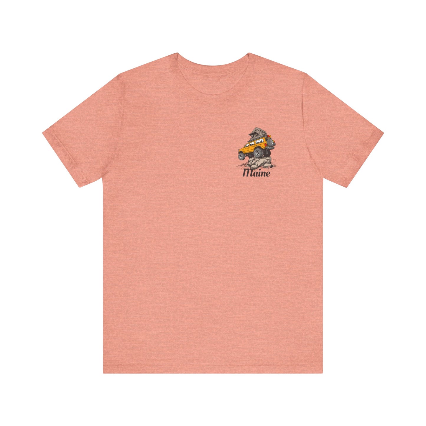 Offroad Maine Camping Graphic Unisex Tee