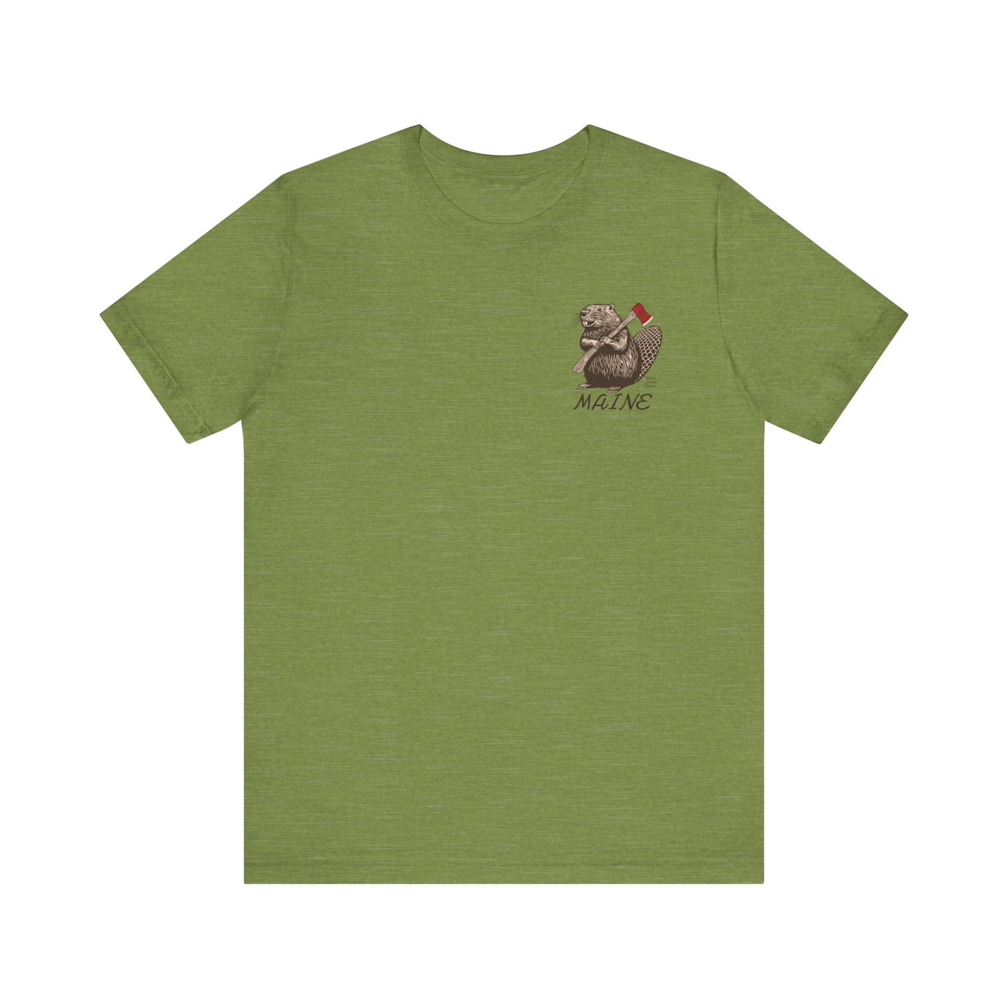 Beaver Axe Maine Graphic Unisex Tee