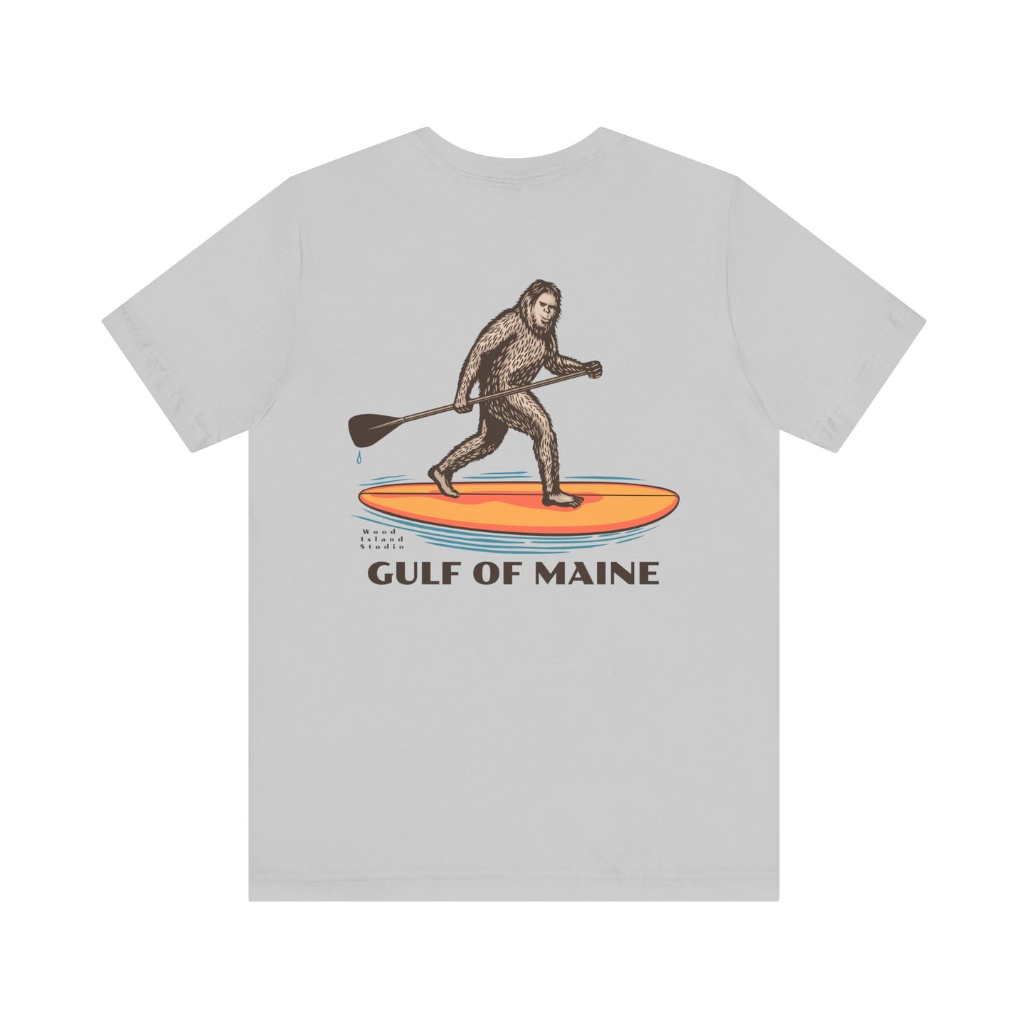 Gulf of Maine Sasquatch Yeti Bigfoot Adventure Tee - Unisex Jersey Short Sleeve T-Shirt