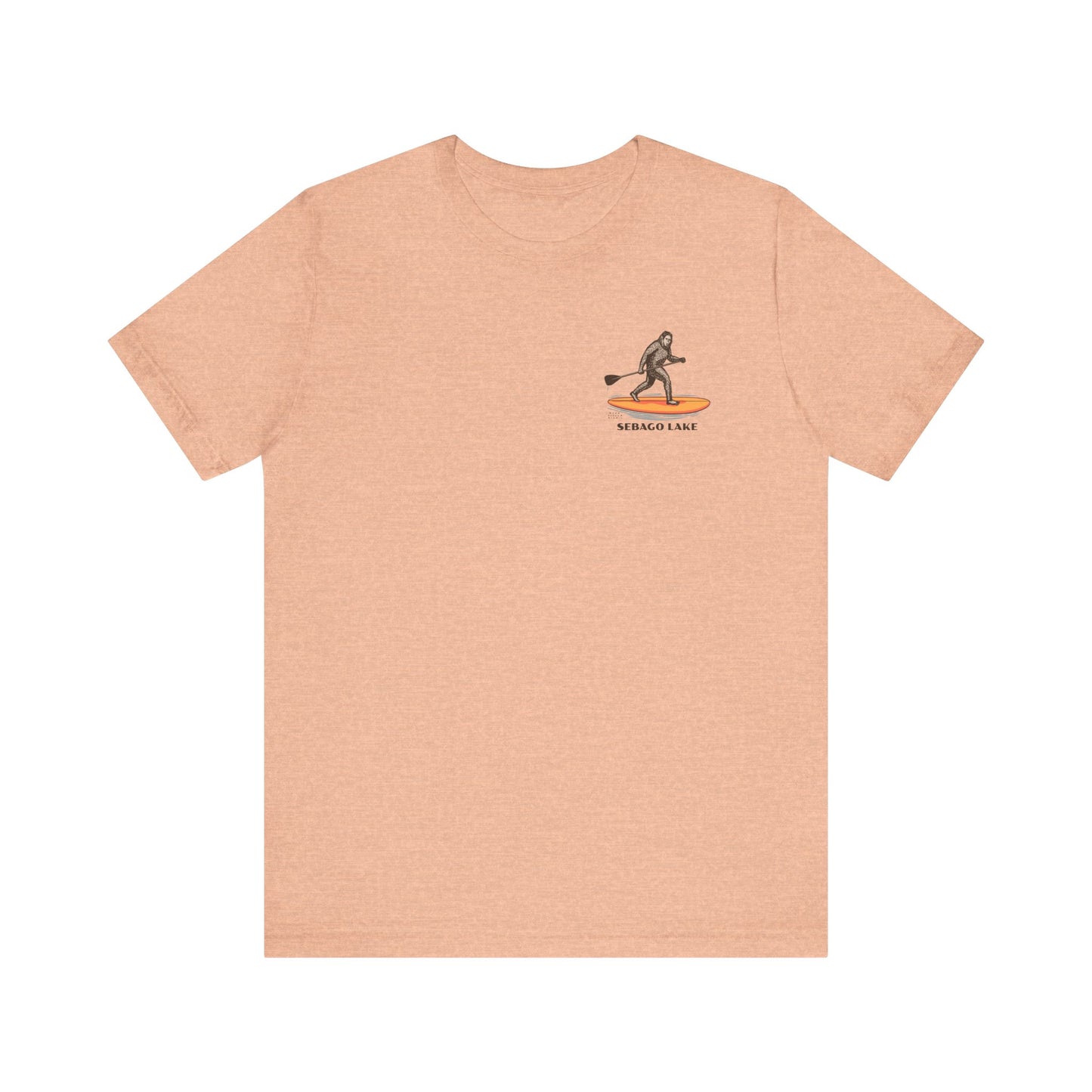 Sebago Lake Sasquatch Adventure Tee - Unisex Jersey Short Sleeve T-Shirt