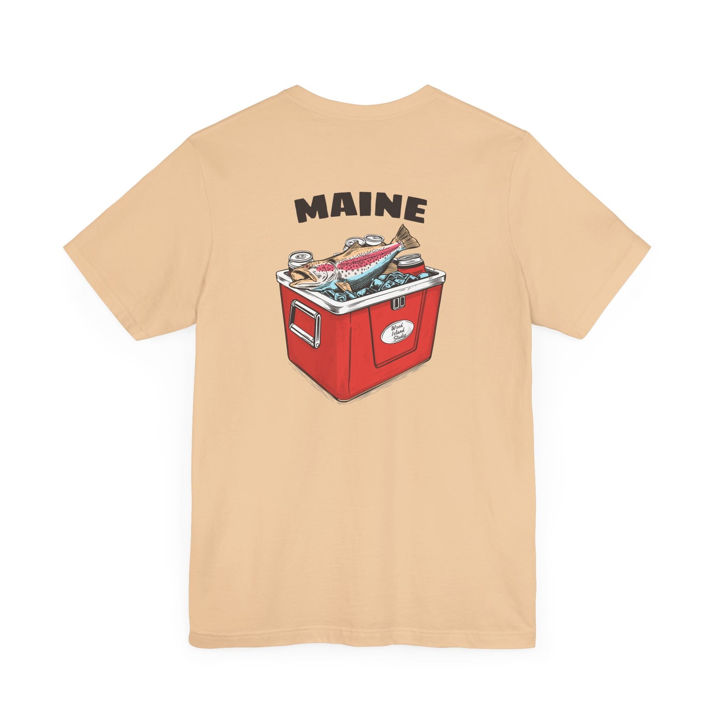 Maine FIsh Camp Graphic Unisex Tee