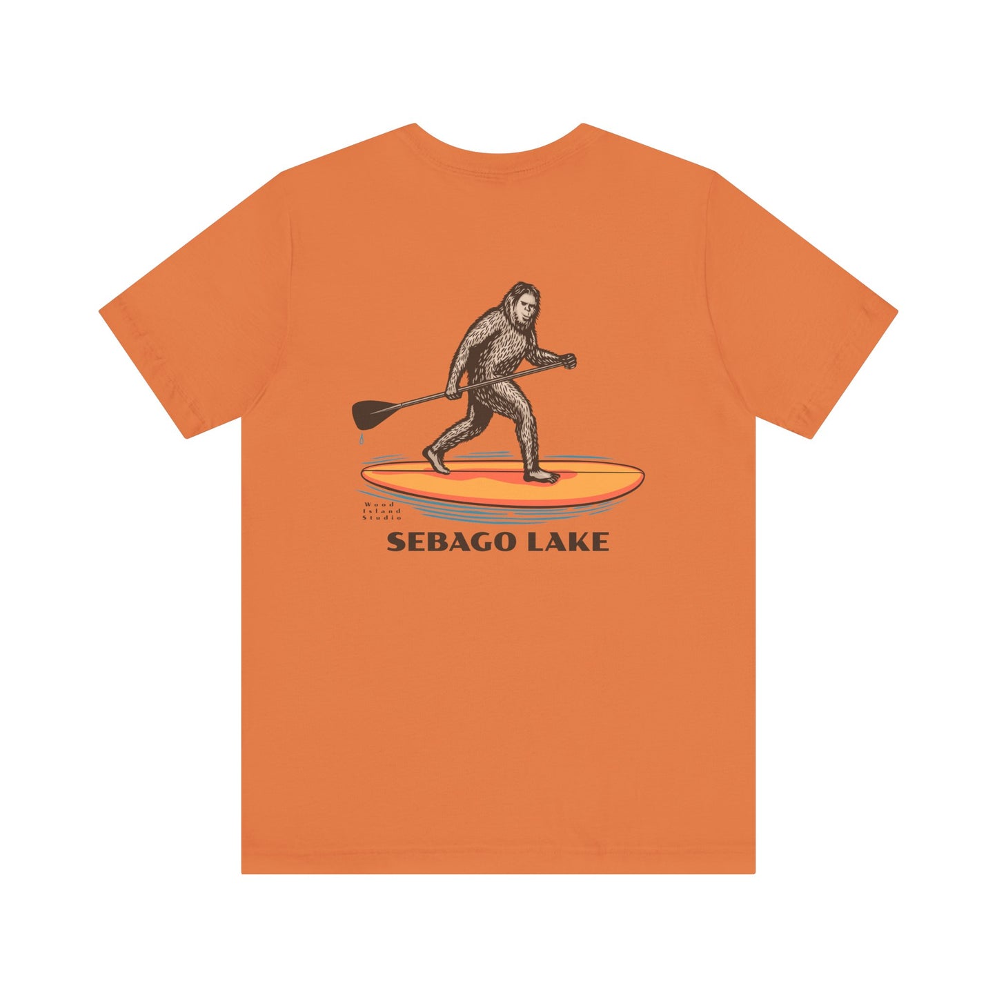Sebago Lake Sasquatch Adventure Tee - Unisex Jersey Short Sleeve T-Shirt