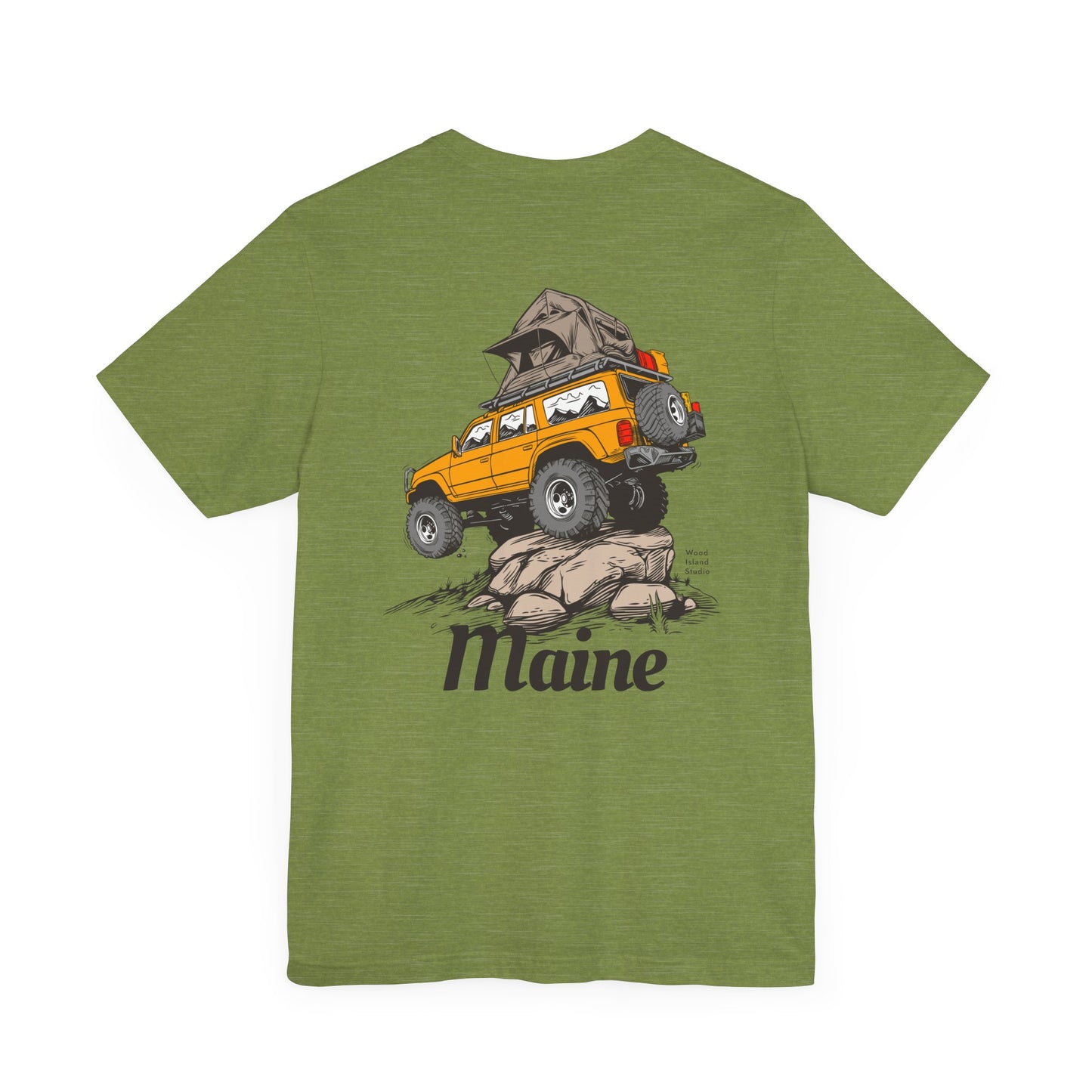 Offroad Maine Camping Graphic Unisex Tee