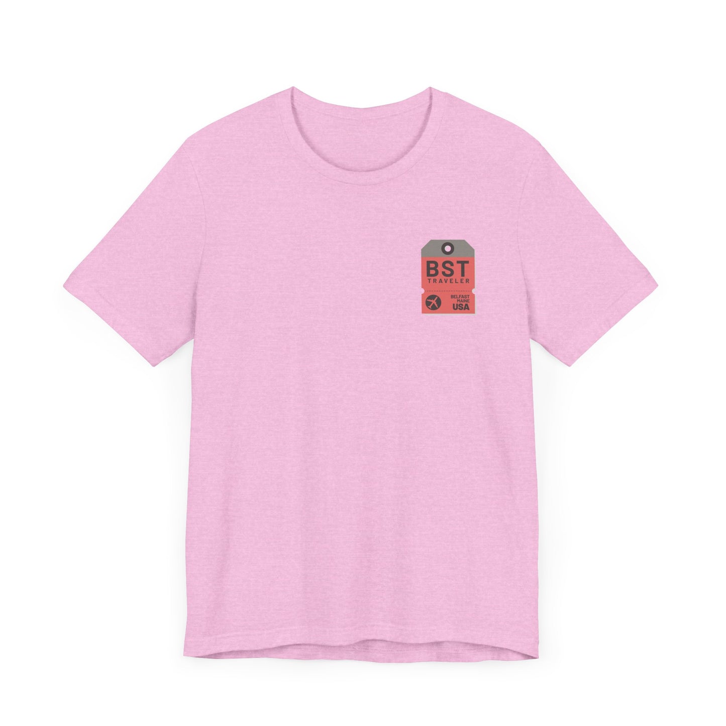 Belfast Maine Luggage Tag Graphic Tee BST