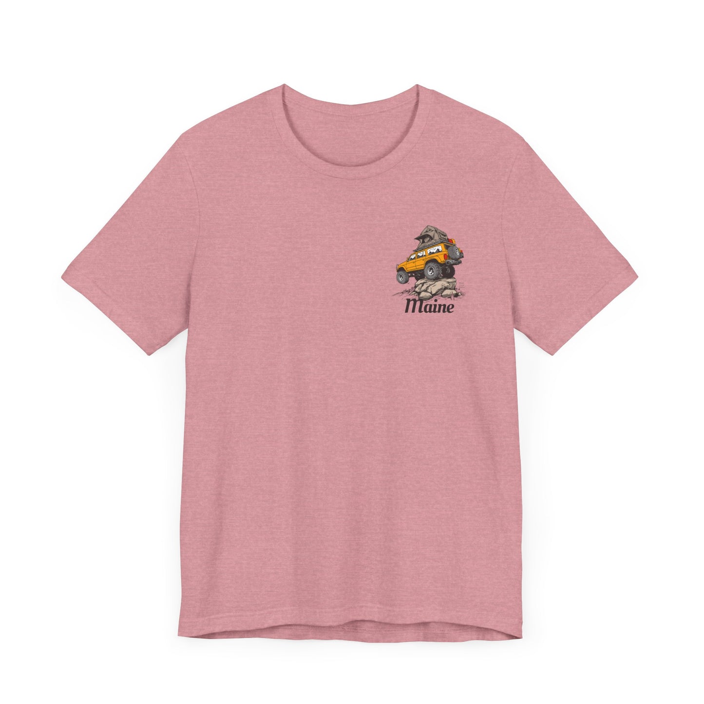 Offroad Maine Camping Graphic Unisex Tee
