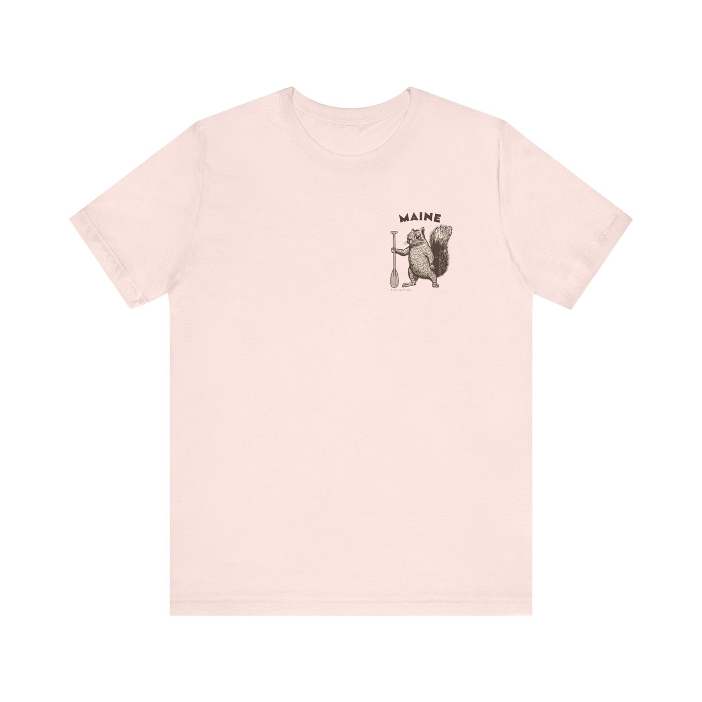 Maine Oar Squirrel Graphic Unisex Tee
