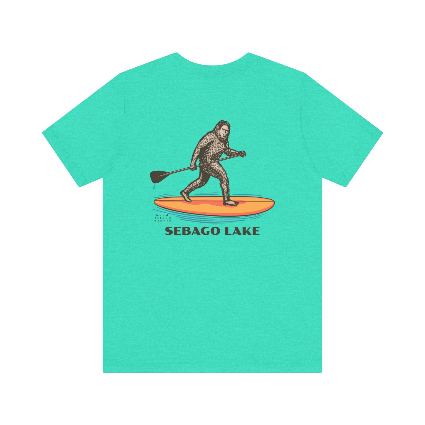 Sebago Lake Sasquatch Adventure Tee - Unisex Jersey Short Sleeve T-Shirt