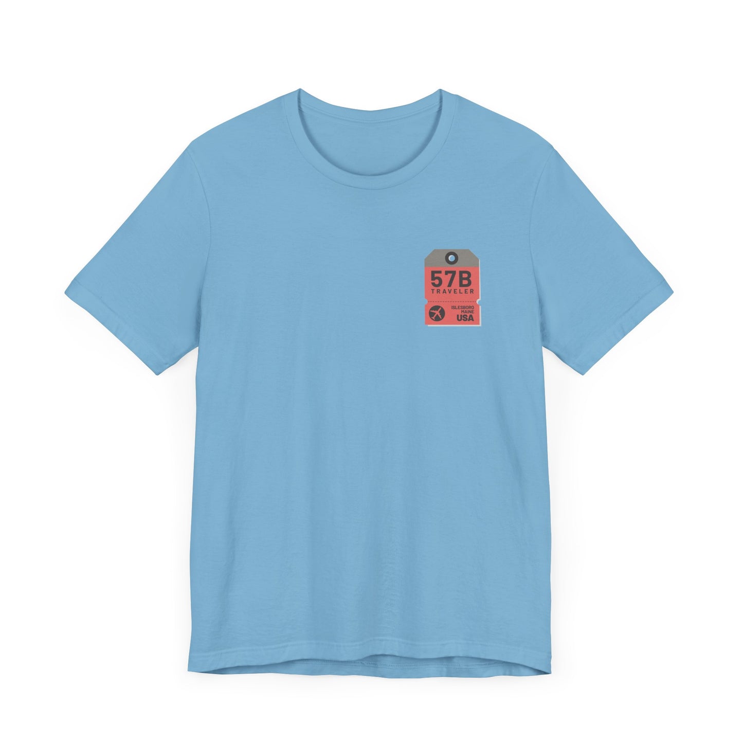 Islesboro Maine Luggage Tag Graphic Tee 57B