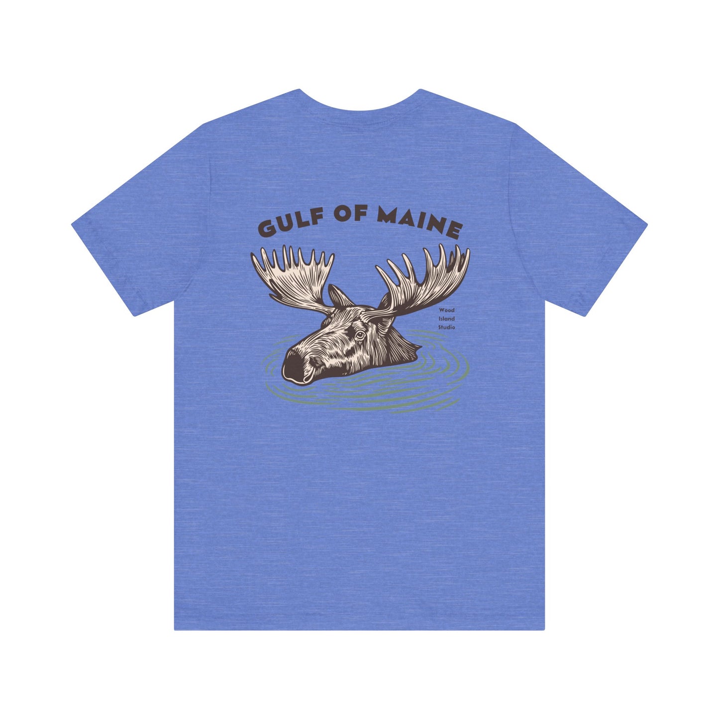 Gulf of Maine Moose Graphic Tee - Unisex Short Sleeve T-Shirt
