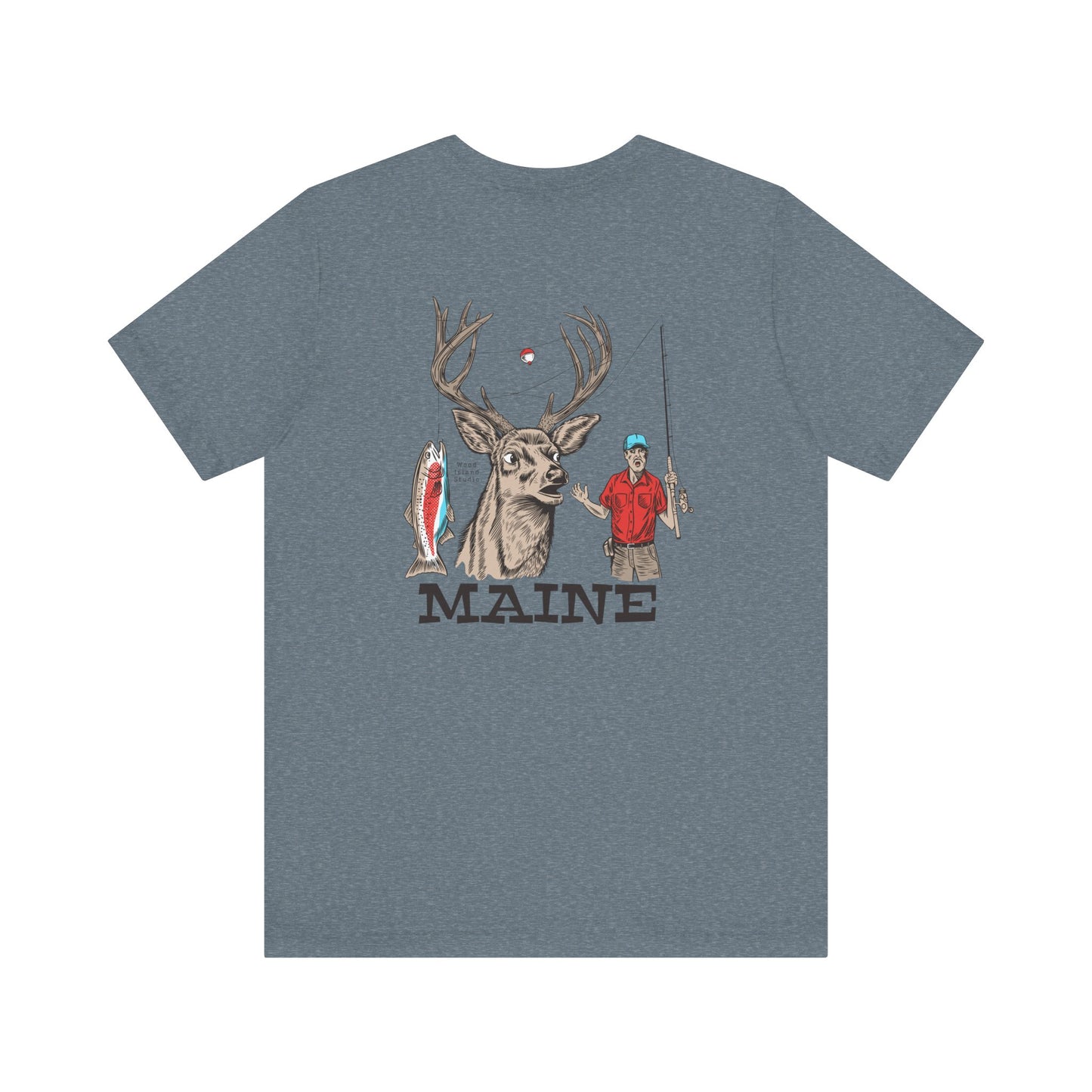 Maine Sportsman Graphic Unisex Tee