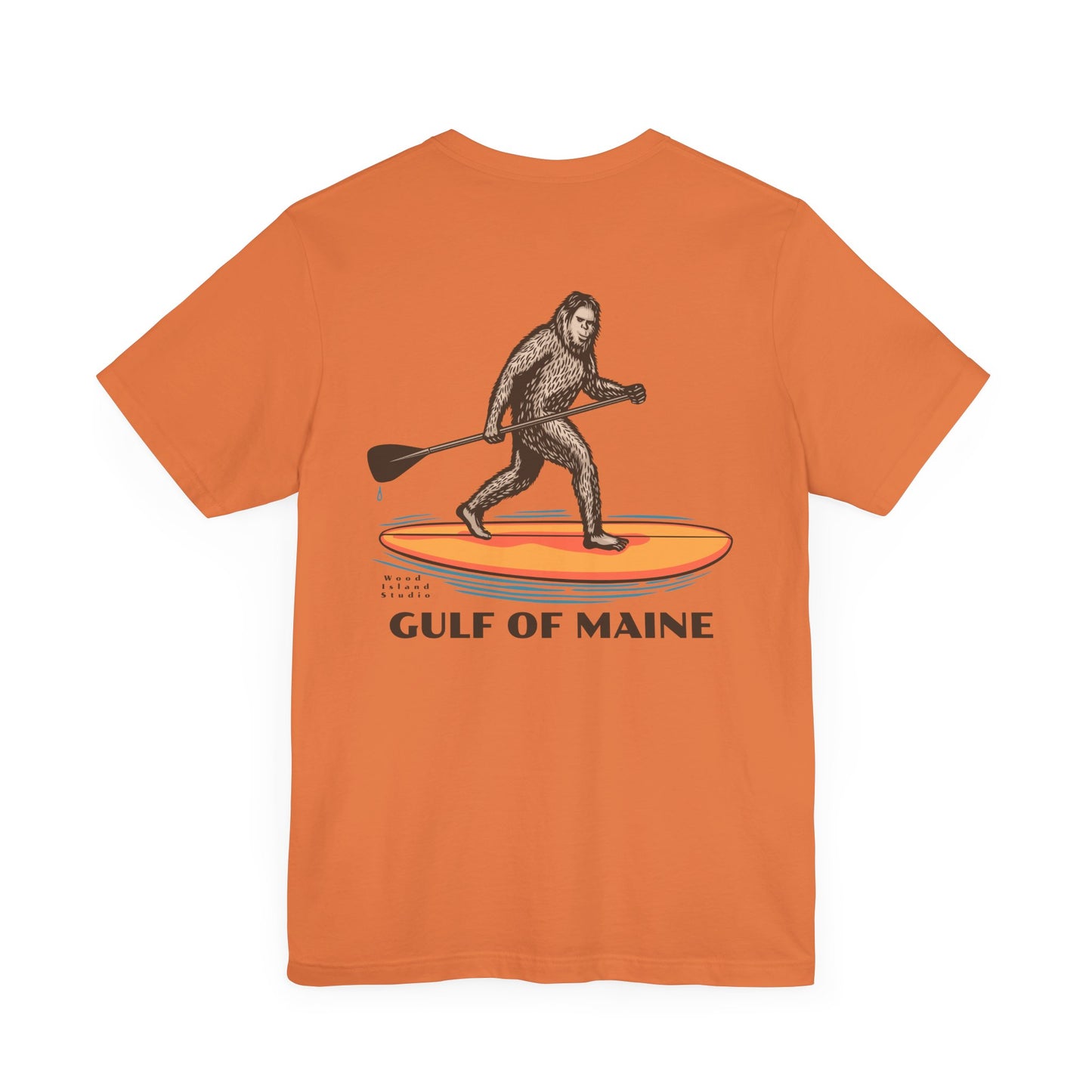 Gulf of Maine Sasquatch Yeti Bigfoot Adventure Tee - Unisex Jersey Short Sleeve T-Shirt