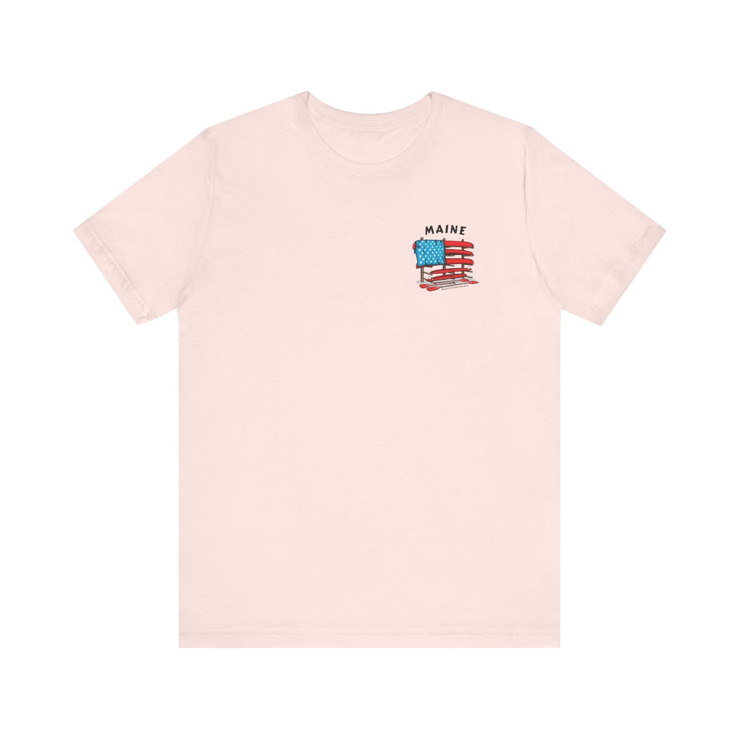 Maine Graphic Unisex Tee - Celebrate Patriotism with Style