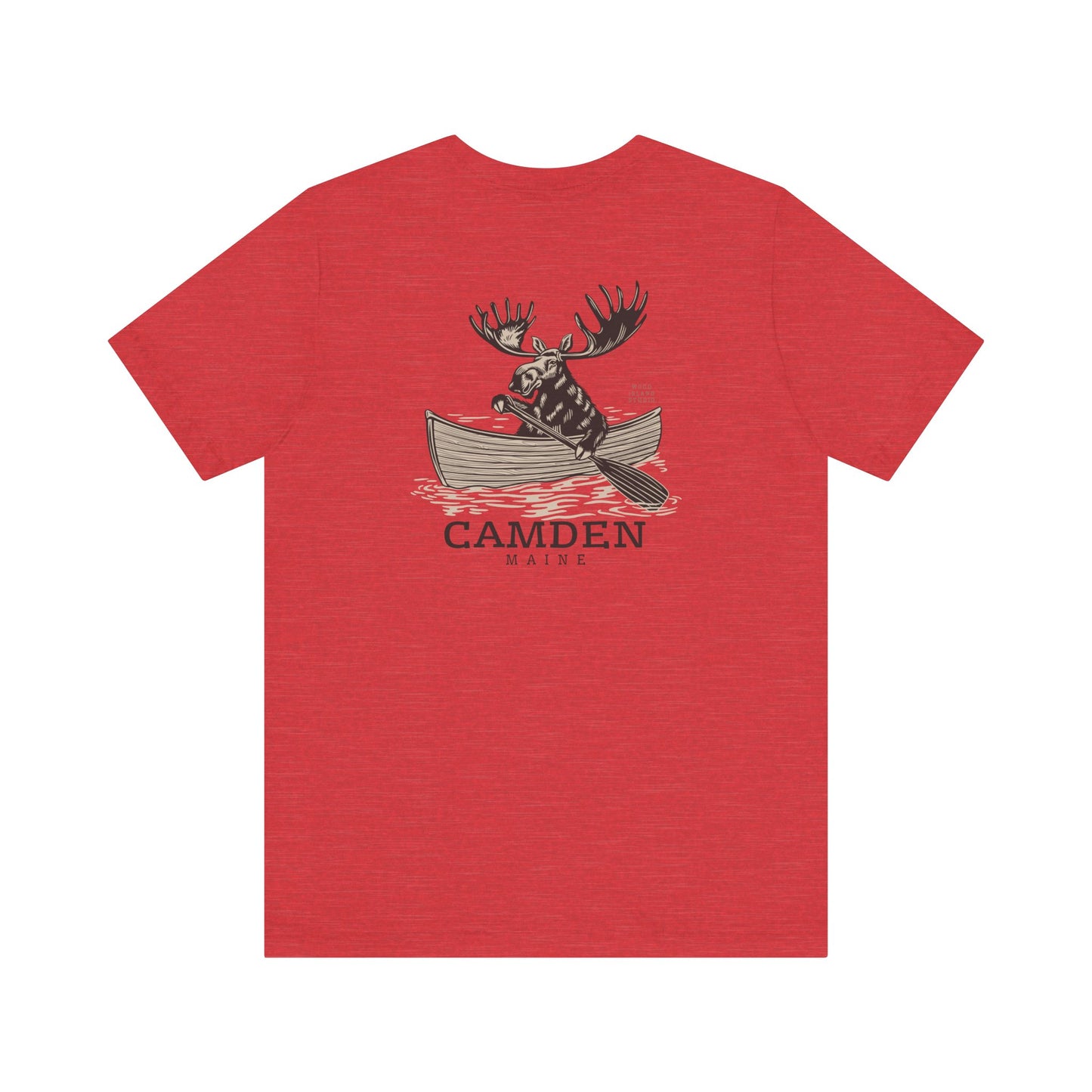 Camden Maine Rowing Moose Graphic Tee
