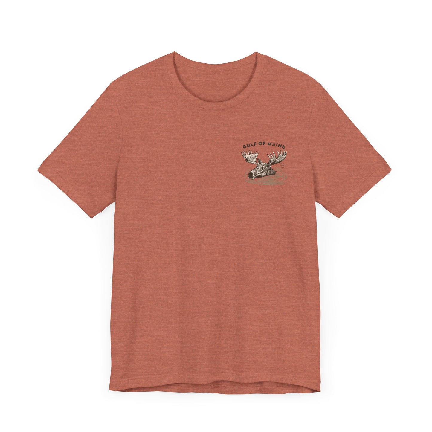 Gulf of Maine Moose Graphic Tee - Unisex Short Sleeve T-Shirt