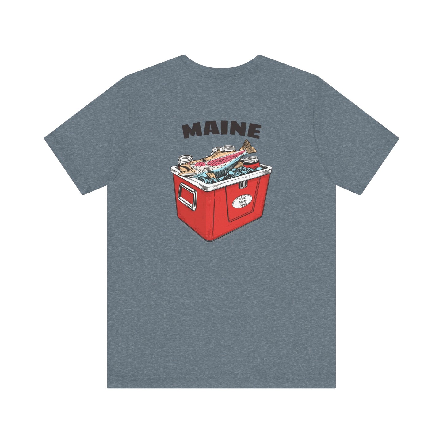 Maine FIsh Camp Graphic Unisex Tee