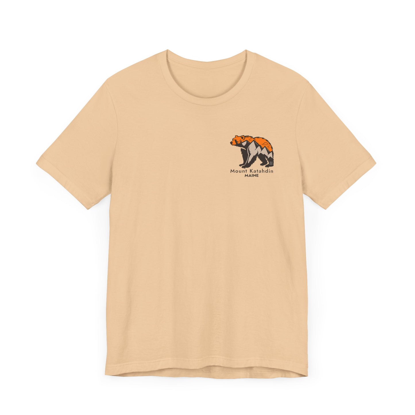 Mount Katahdin Maine Bear Graphic Unisex Tee