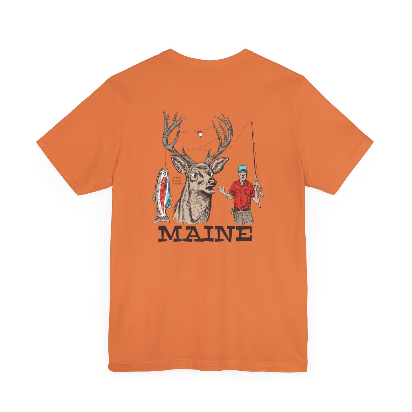 Maine Sportsman Graphic Unisex Tee