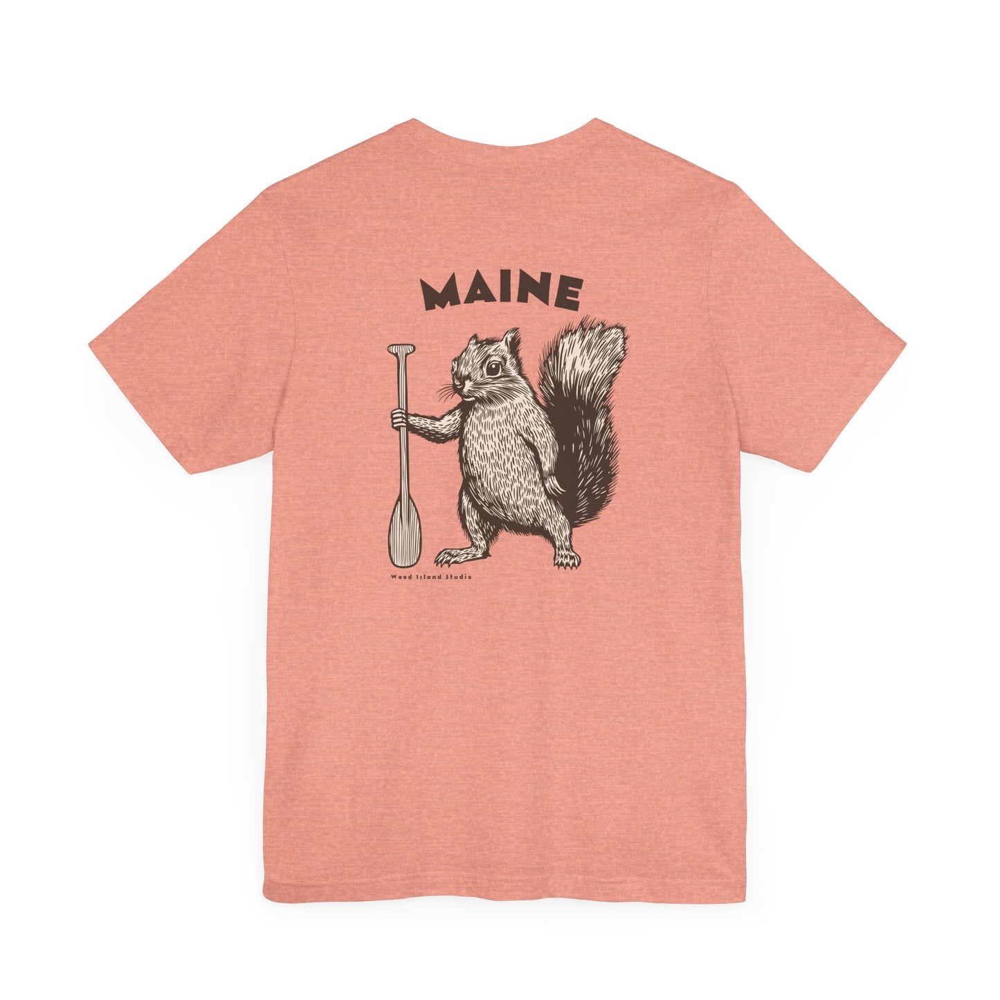 Maine Oar Squirrel Graphic Unisex Tee