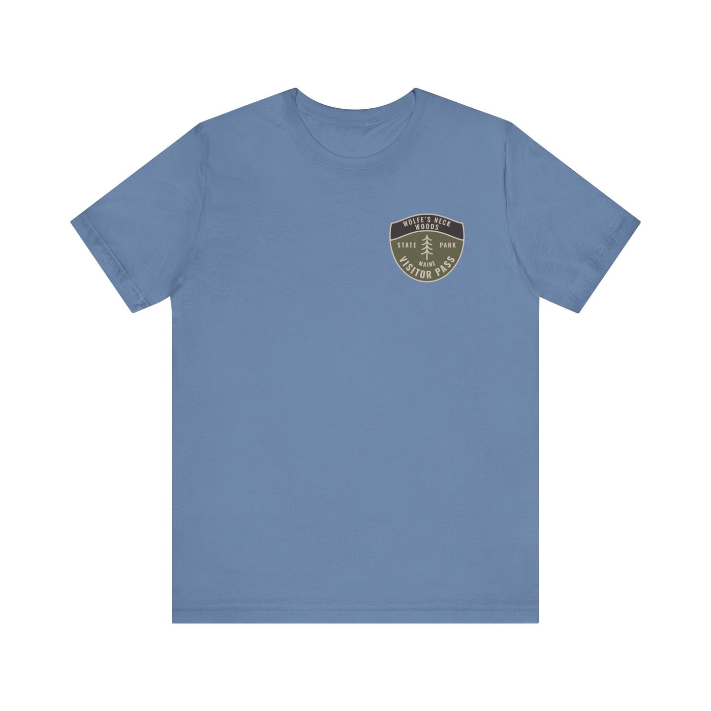 Maine State Park - WOLFE'S NECK WOODS Visitor Pass Graphic Tee