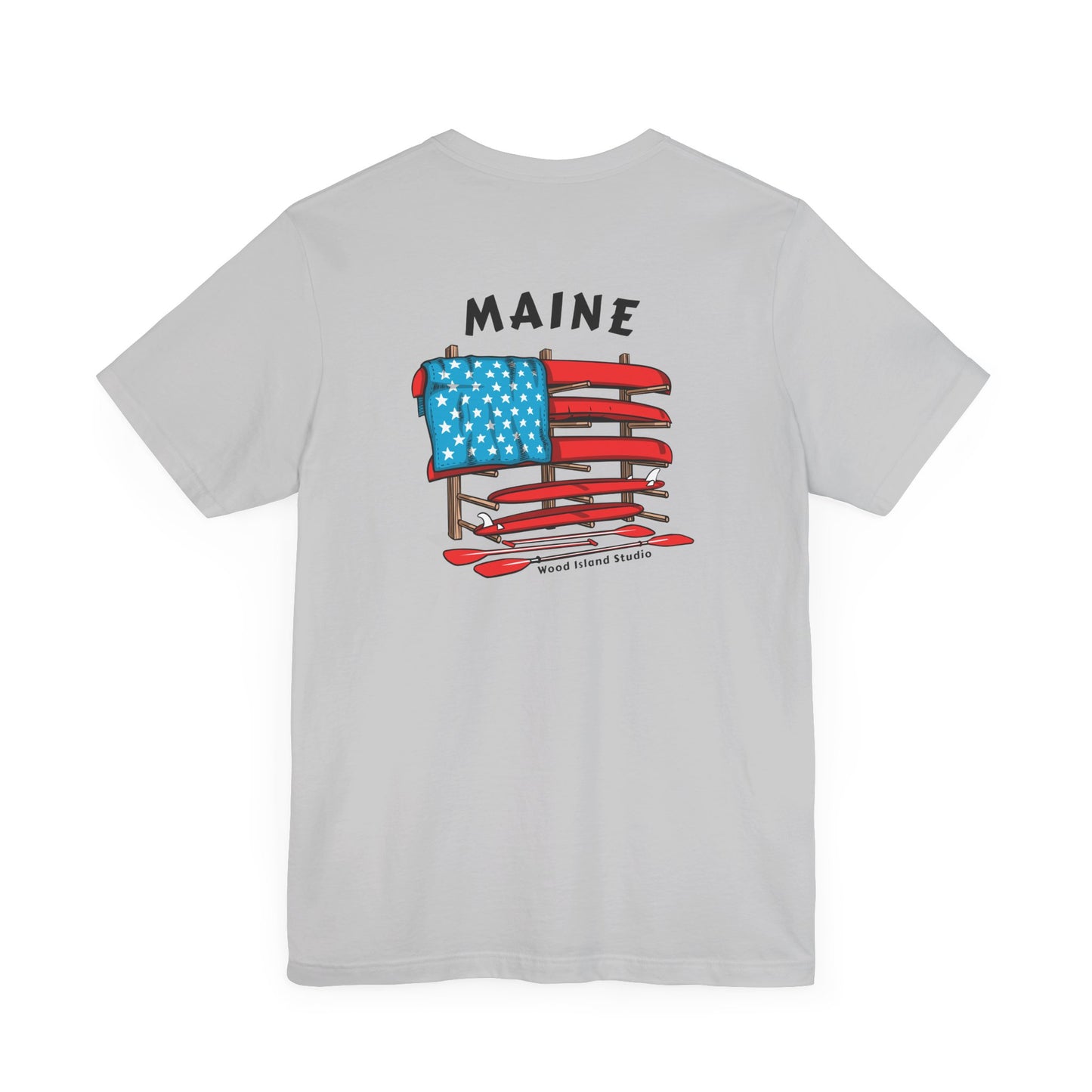Maine Graphic Unisex Tee - Celebrate Patriotism with Style