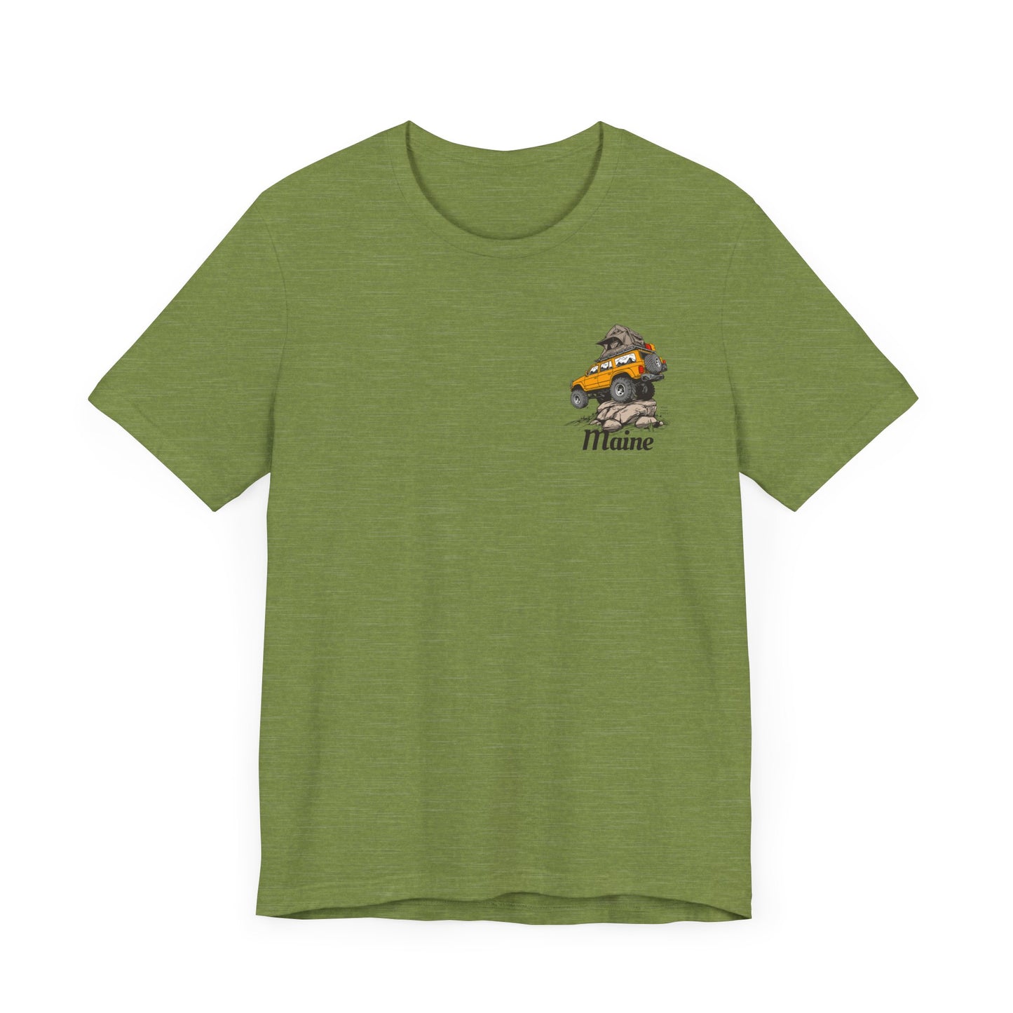 Offroad Maine Camping Graphic Unisex Tee