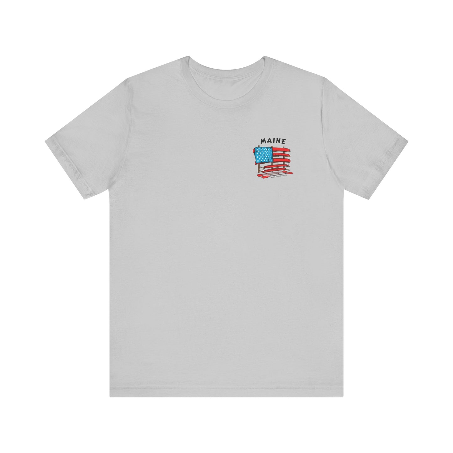 Maine Graphic Unisex Tee - Celebrate Patriotism with Style