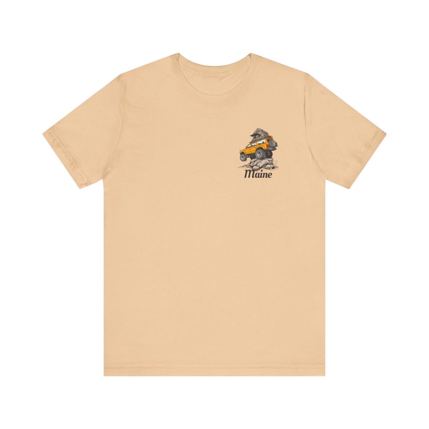 Offroad Maine Camping Graphic Unisex Tee