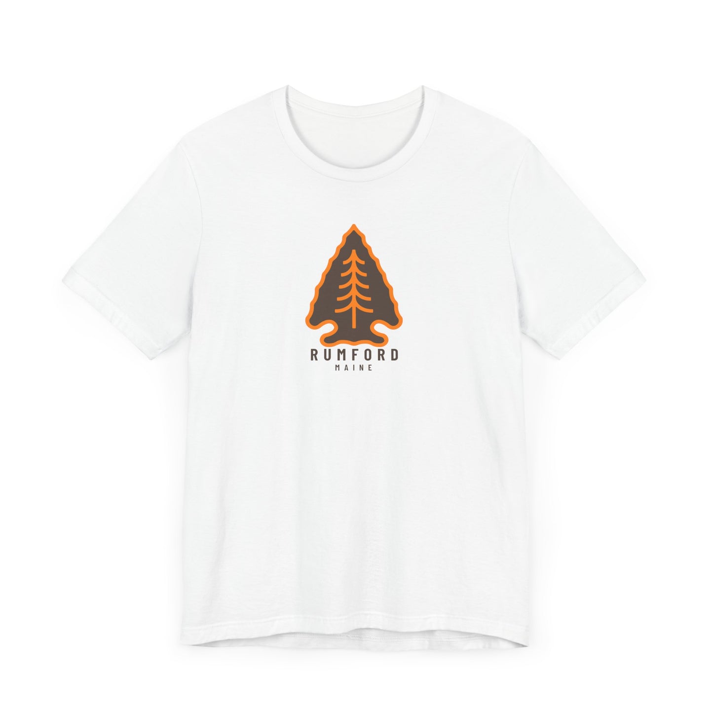 Rumford Maine Arrowhead Graphic Tee - Unisex Short Sleeve T-Shirt
