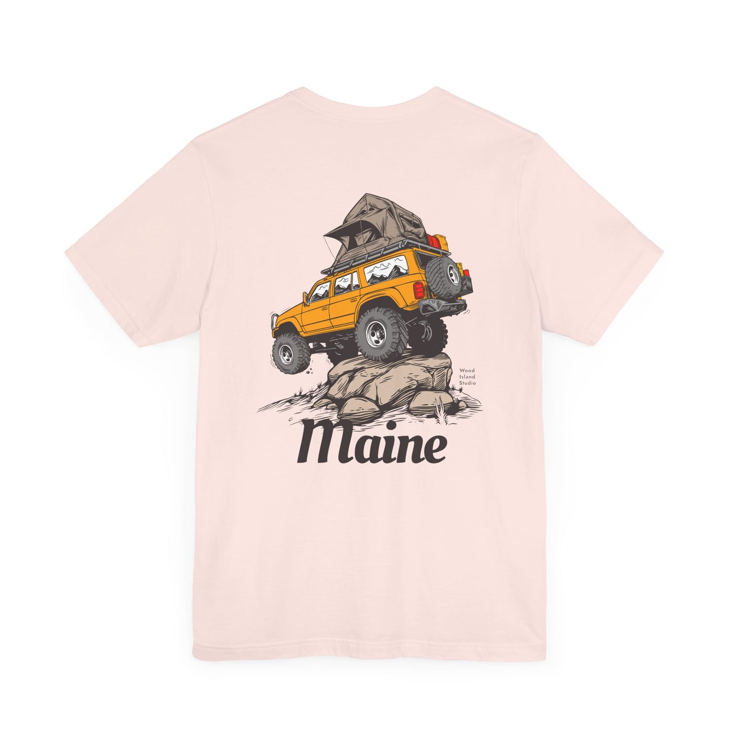 Offroad Maine Camping Graphic Unisex Tee