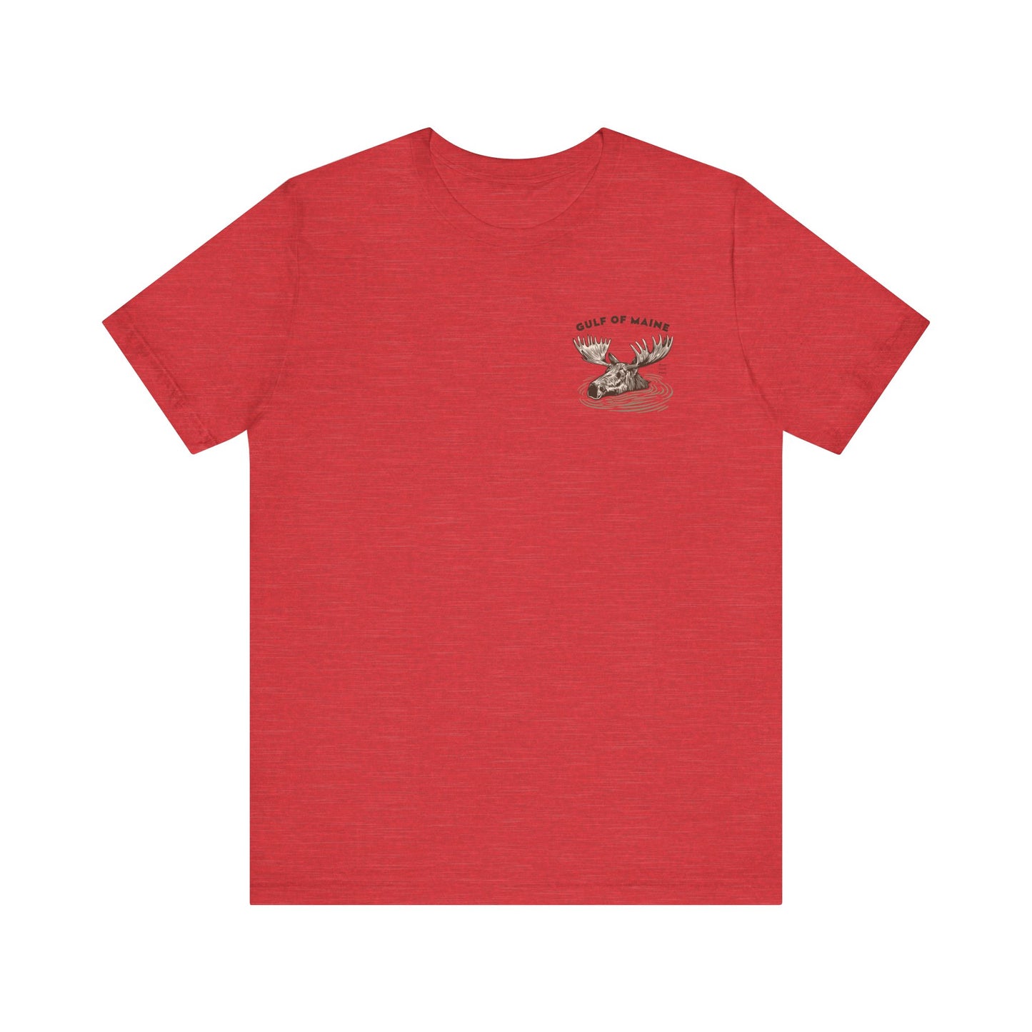 Gulf of Maine Moose Graphic Tee - Unisex Short Sleeve T-Shirt