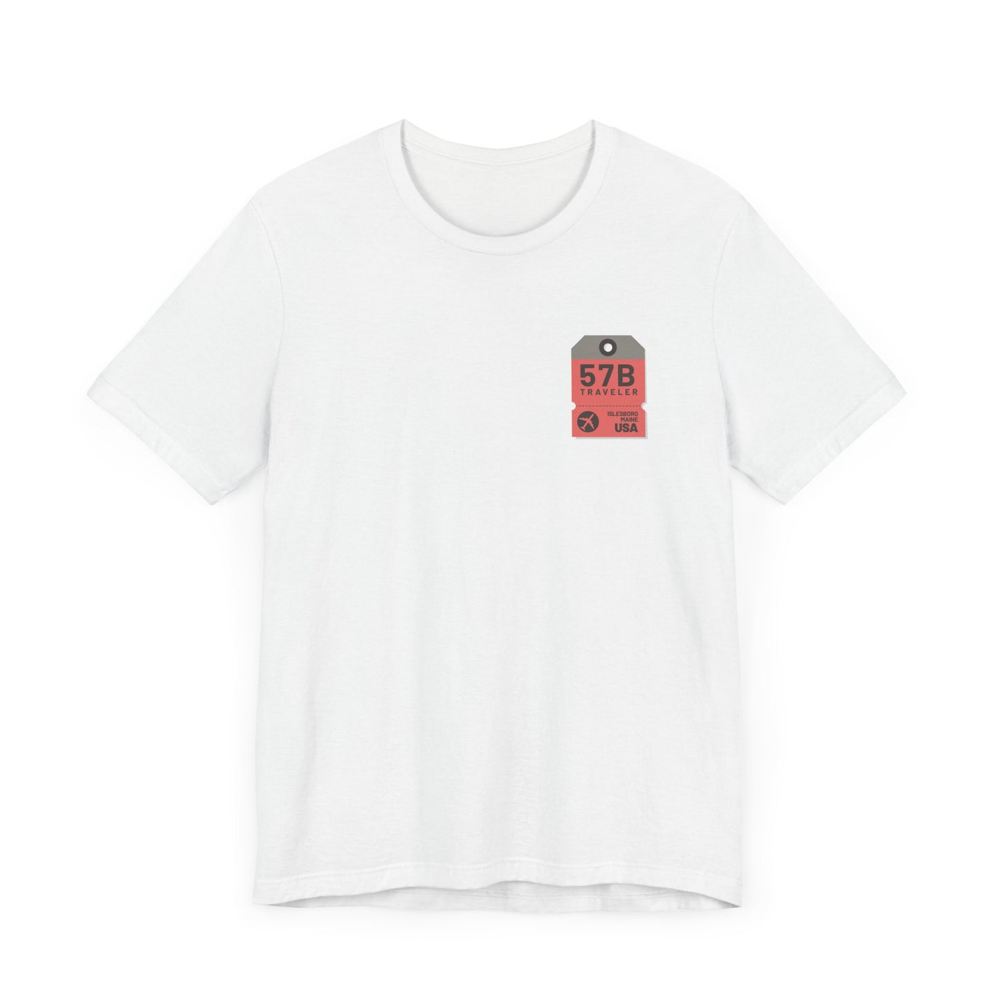 Islesboro Maine Luggage Tag Graphic Tee 57B