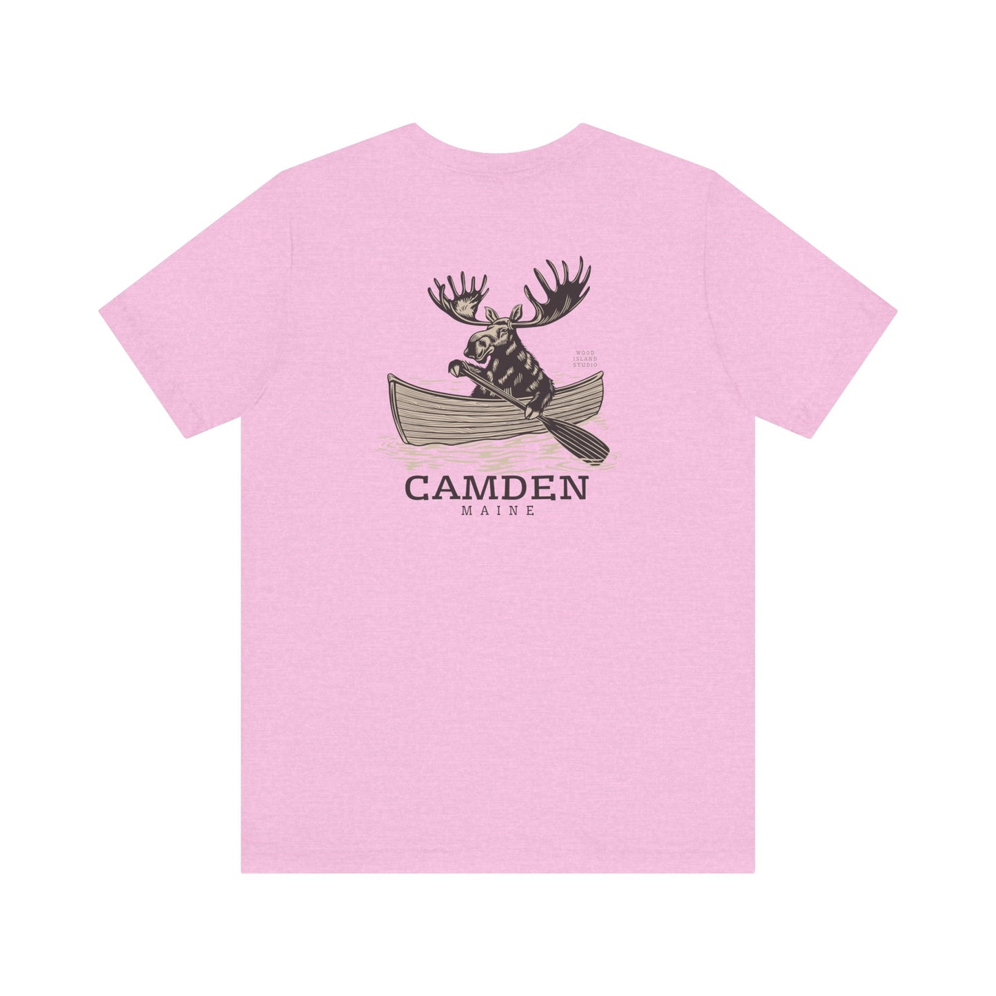 Camden Maine Rowing Moose Graphic Tee