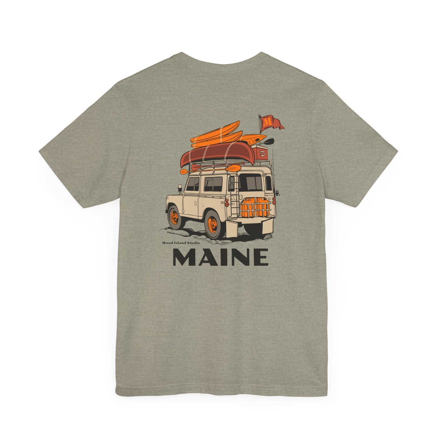 Maine Adventure Unisex Short Sleeve Tee - Perfect for Summer Trips!