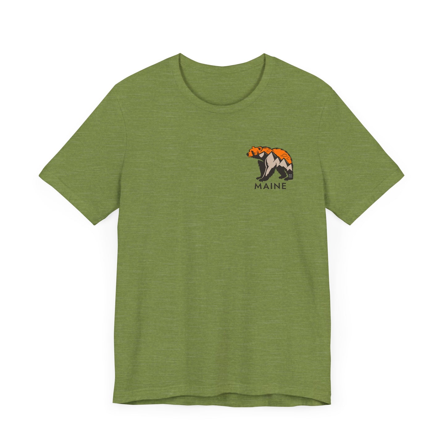 Maine Mountain Bear Graphic Unisex Tee