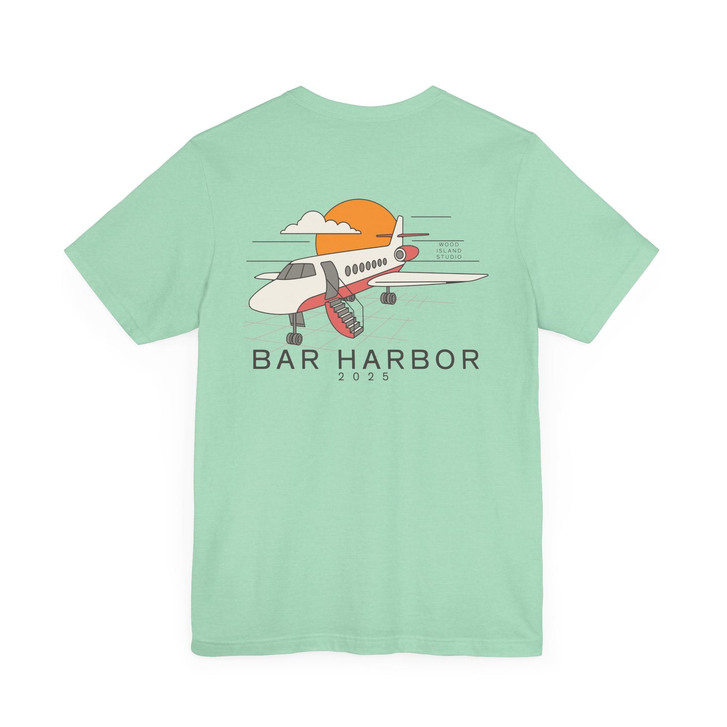 Bar Harbor Maine Aviation Graphic Tee