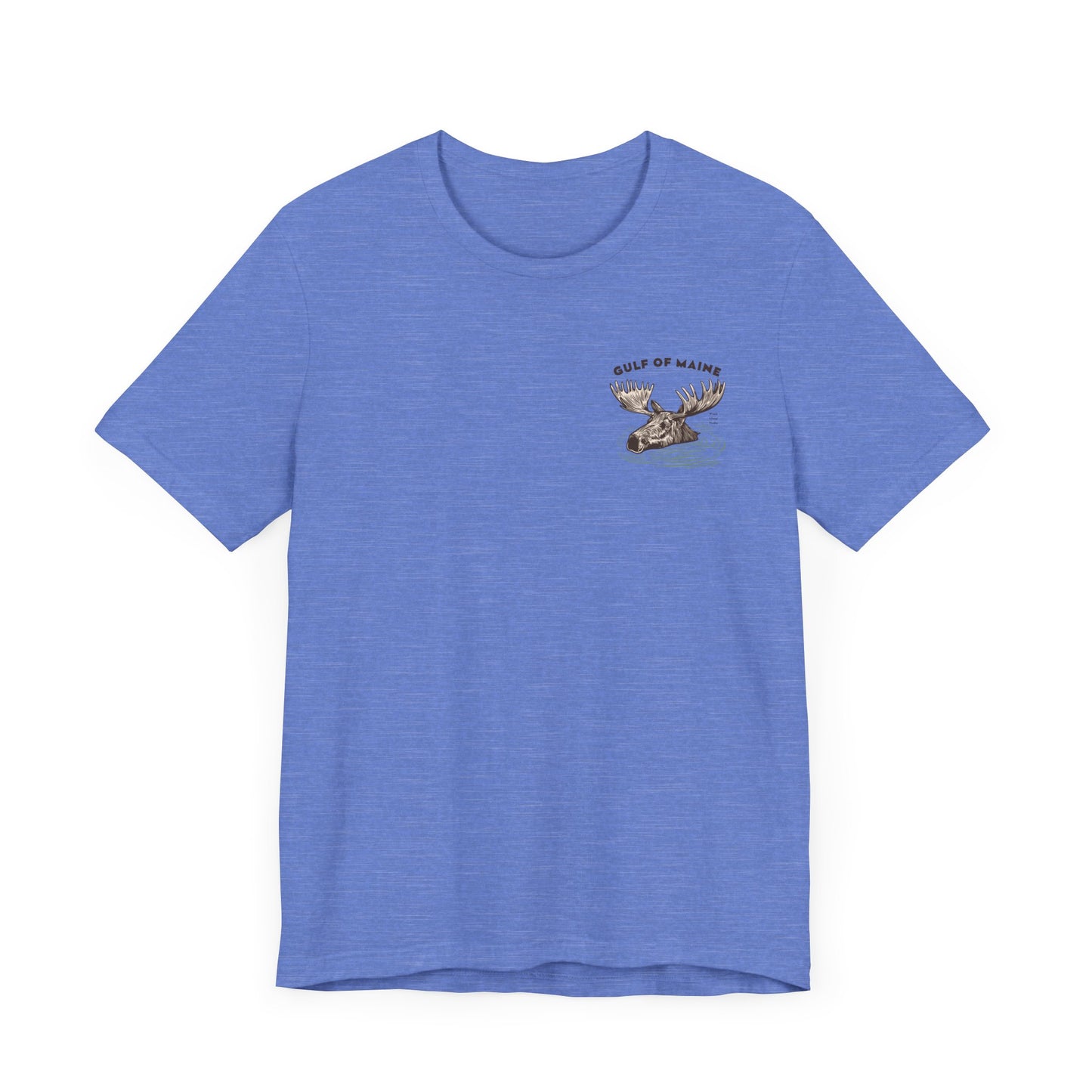 Gulf of Maine Moose Graphic Tee - Unisex Short Sleeve T-Shirt