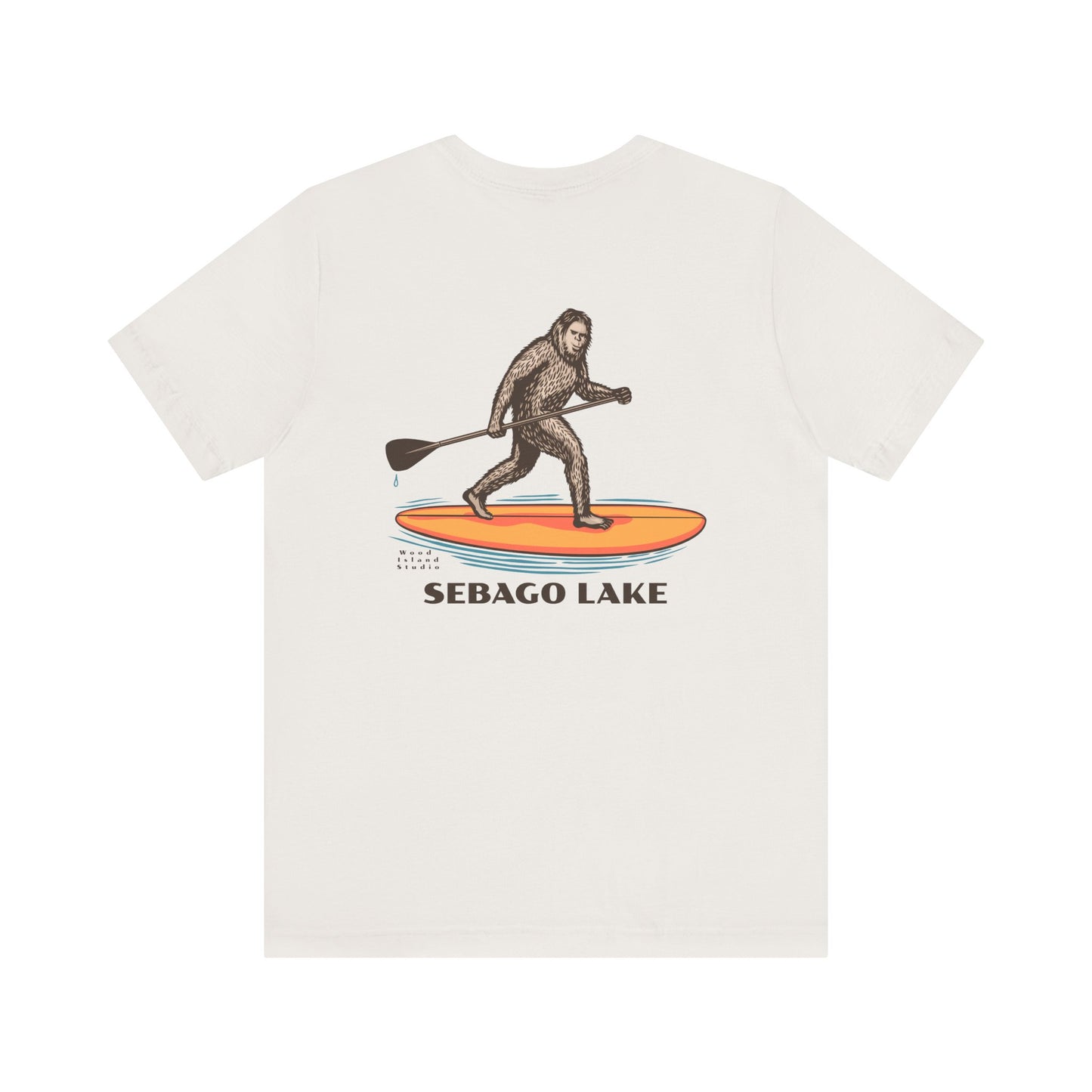 Sebago Lake Sasquatch Adventure Tee - Unisex Jersey Short Sleeve T-Shirt