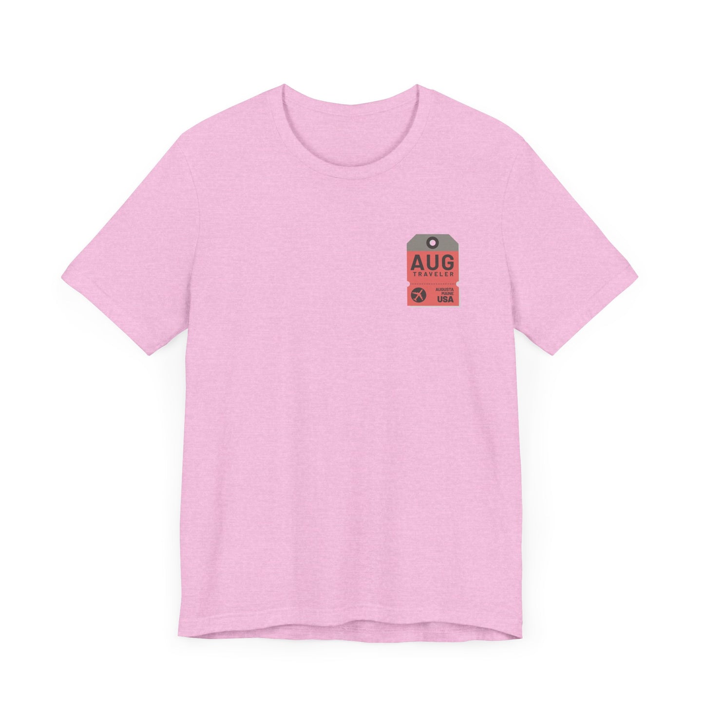 Augusta Maine Luggage Tag Graphic Tee AUG