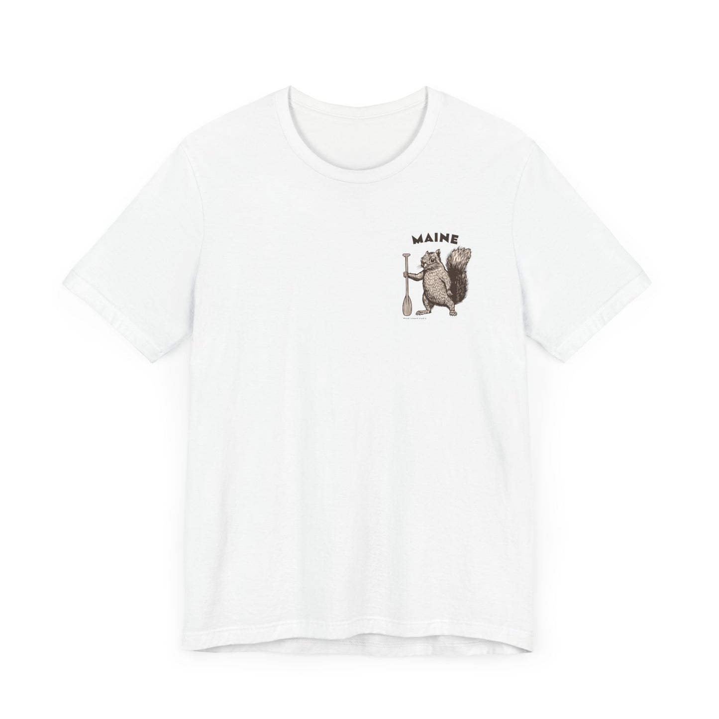 Maine Oar Squirrel Graphic Unisex Tee