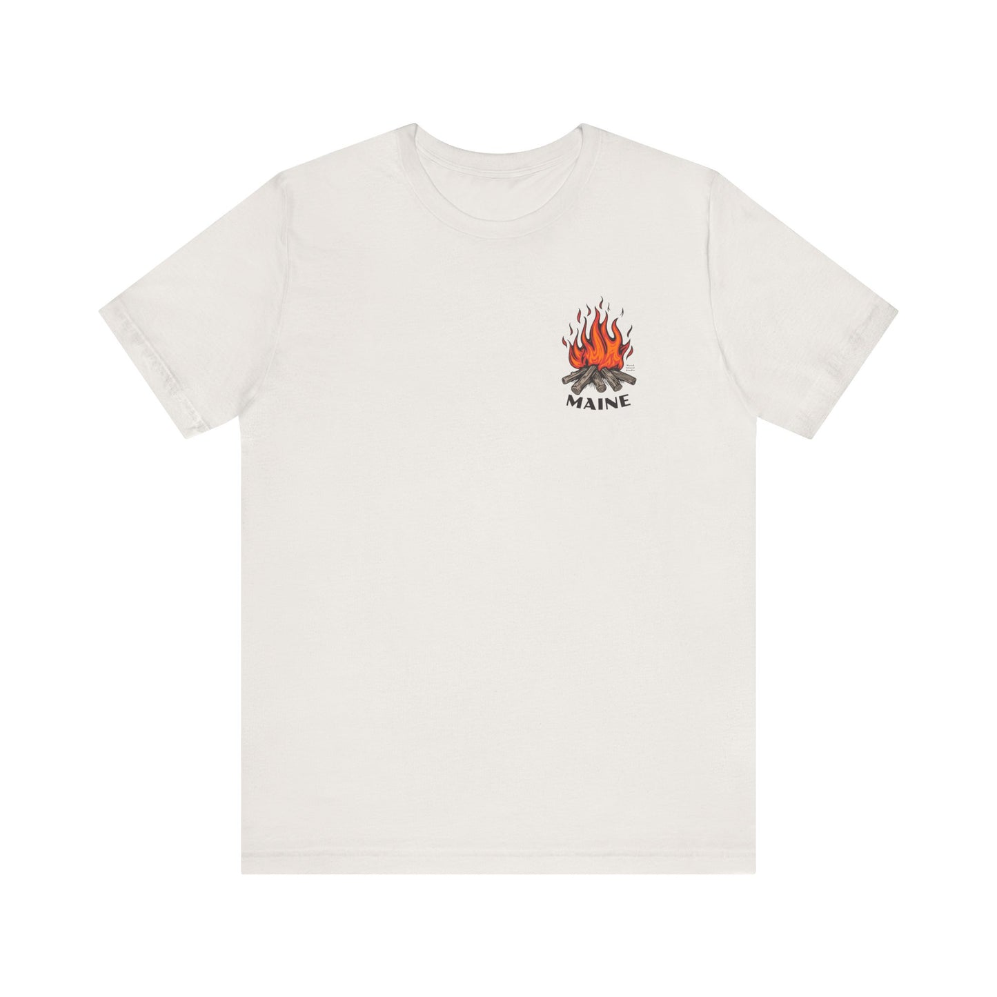 Maine Campfire Graphic Unisex Tee