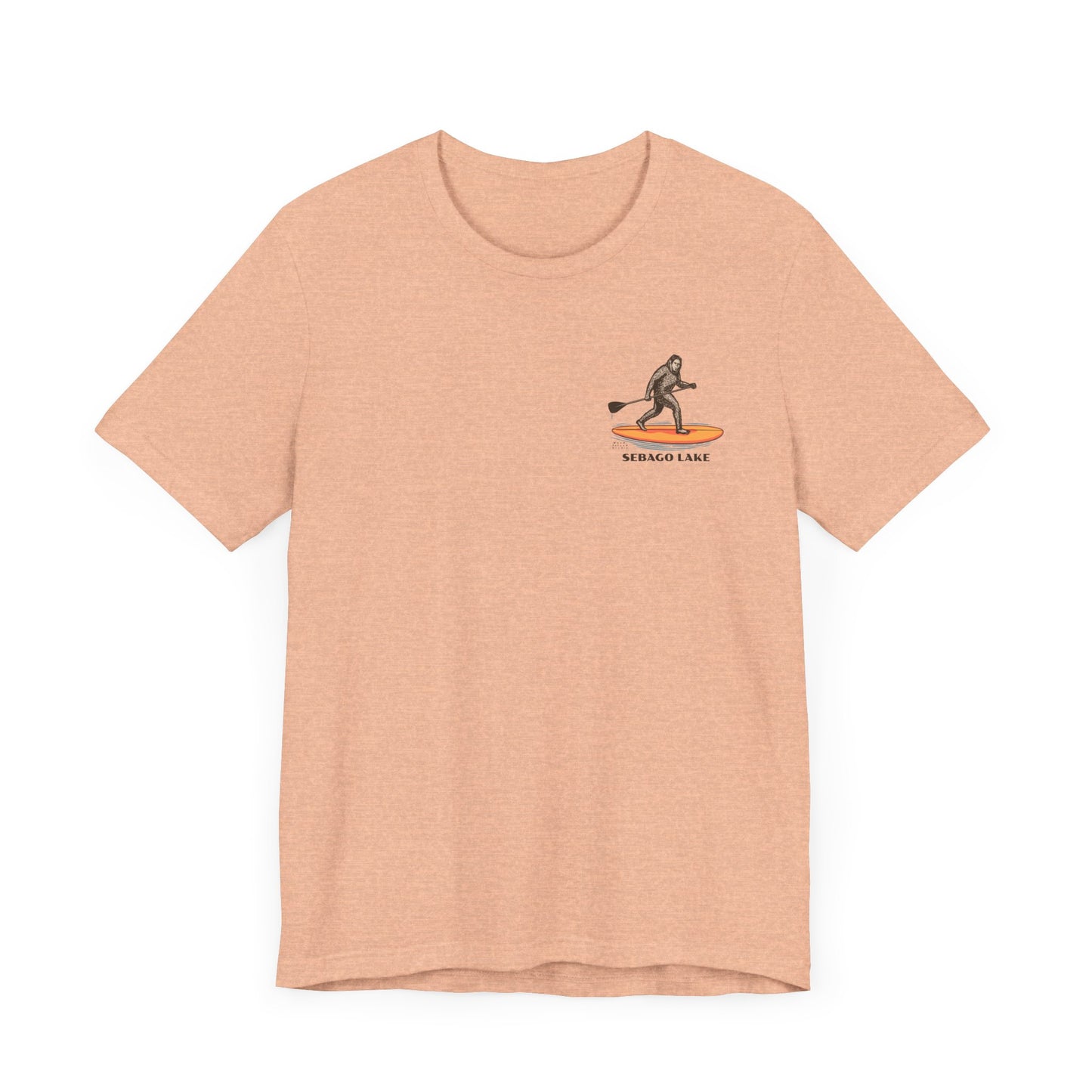 Sebago Lake Sasquatch Adventure Tee - Unisex Jersey Short Sleeve T-Shirt
