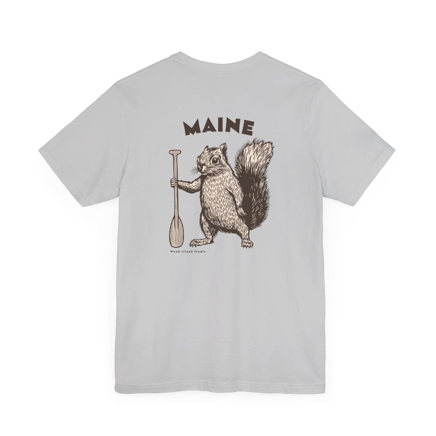 Maine Oar Squirrel Graphic Unisex Tee