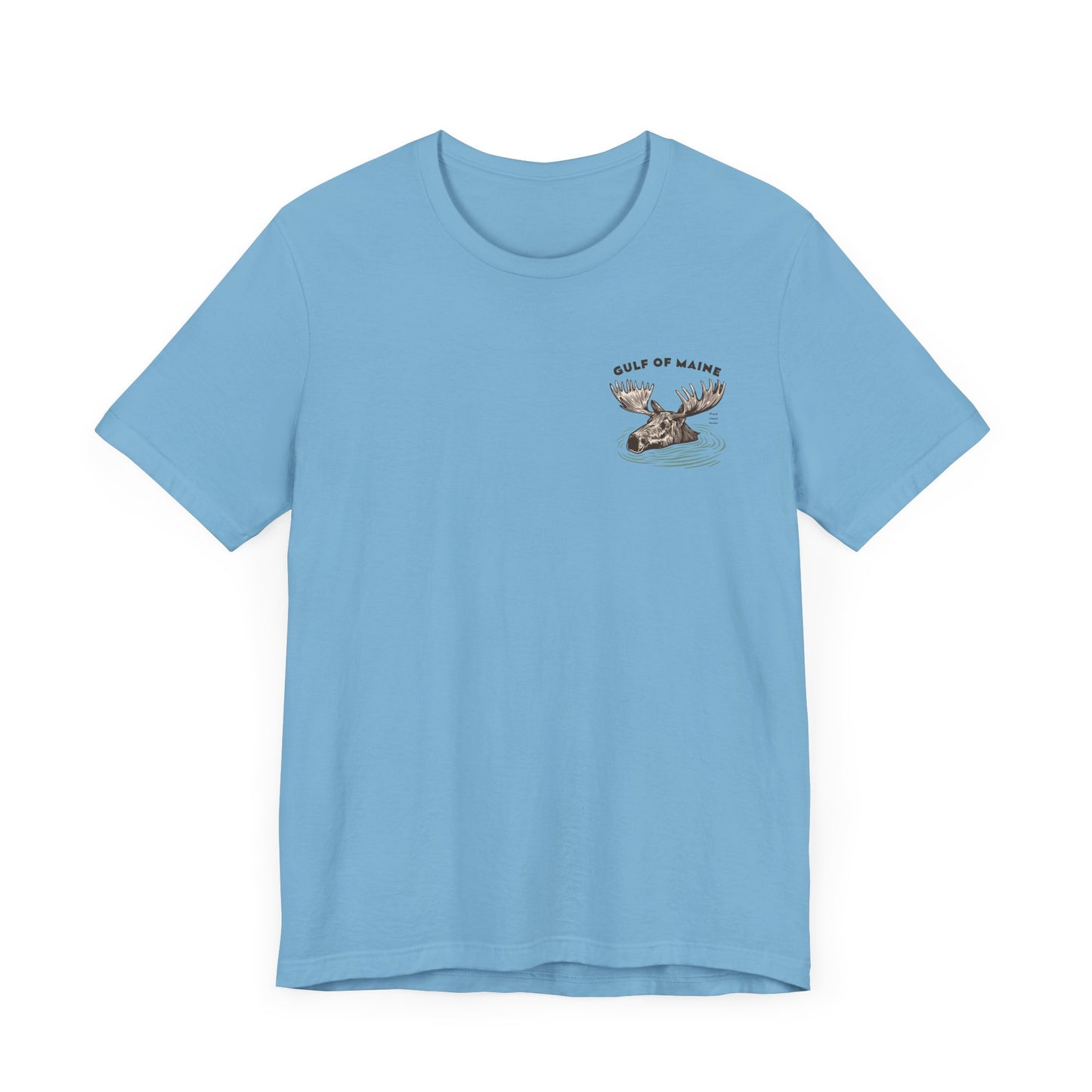 Gulf of Maine Moose Graphic Tee - Unisex Short Sleeve T-Shirt
