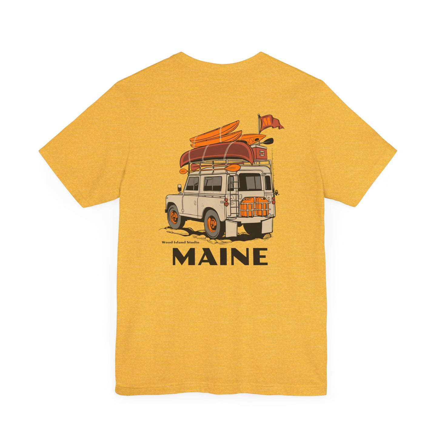 Maine Adventure Unisex Short Sleeve Tee - Perfect for Summer Trips!